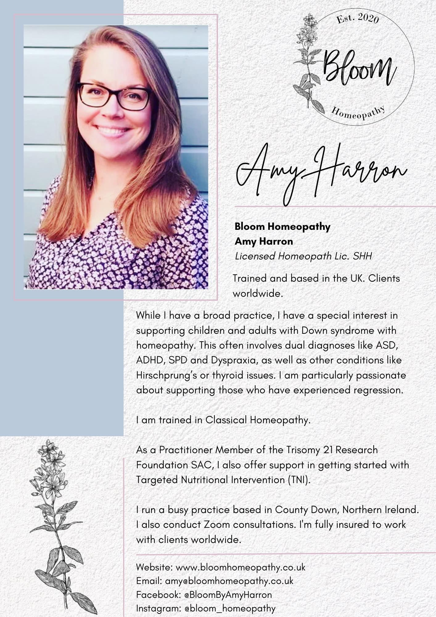 Practitioner Page - Amy Harron | Trisomy 21 Research